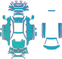 Audi A6 e-tron GH5 S line (From 2025) Avant Pre-Cut PPF Pattern Templates