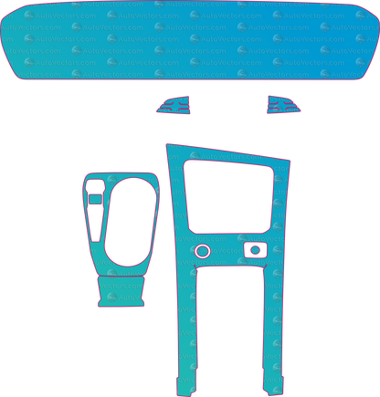 Audi Q3 (From 2026) SUV Interior Pre-Cut PPF Pattern Templates – interior pre-cut PPF pattern templates, digital download vector files (CDR, AI, PDF, DXF, SVG)