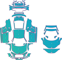 Audi R8 4S Facelift (2019-2024) Coupe Pre-Cut PPF Pattern Templates