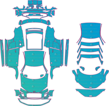 Audi R8 GT 4S Facelift (2023) Coupe Pre-Cut PPF Pattern Templates