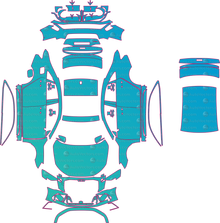 Audi RS 3 8Y Facelift (From 2024) Sedan Pre-Cut PPF Pattern Templates