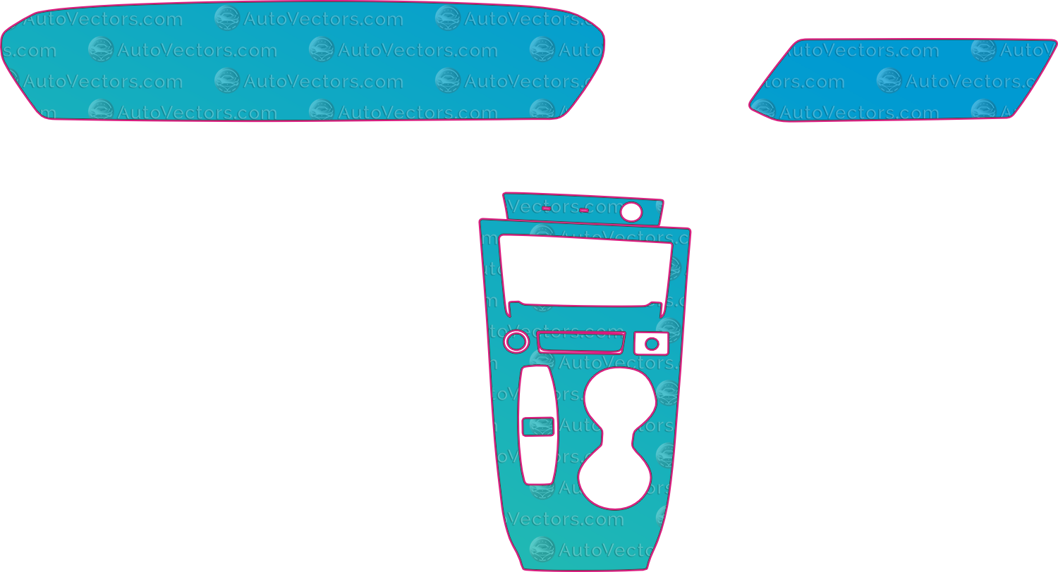 Audi S5 B10 Avant (From 2025) Wagon Interior Pre-Cut PPF Pattern Templates – interior pre-cut PPF pattern templates, digital download vector files (CDR, AI, PDF, DXF, SVG)