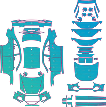 Audi S8 4N Facelift (From 2022) Sedan Pre-Cut PPF Pattern Templates