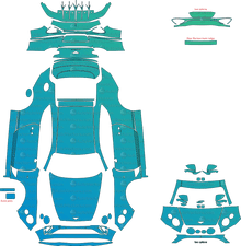 Bentley Continental GT / V8 / Speed / Mulliner (2019–2023) Coupe Pre-Cut PPF Pattern Templates