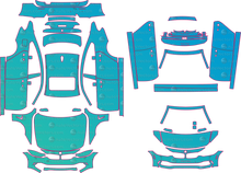 BMW 4 Series F36 Luxury Gran Coupe (From 2014) Fastback Pre-Cut PPF Pattern Templates
