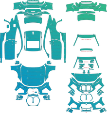 BMW 4 Series M Sport G22 (From 2021) Coupe Pre-Cut PPF Pattern Templates