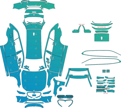 BMW 5 Series Touring Base G61 (From 2025) Wagon Pre-Cut PPF Pattern Templates