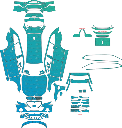 BMW 5 Series Touring M Sport G61 (From 2025) Wagon Pre-Cut PPF Pattern Templates