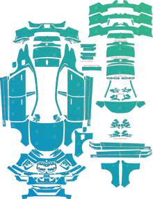 BMW 7 Series M70 G70 (From 2023) Sedan Pre-Cut PPF Pattern Templates