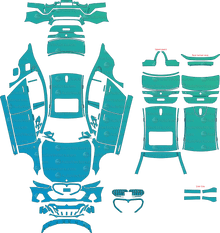 BMW i5 M Sport  G60 (From 2024) Sedan Pre-Cut PPF Pattern Templates