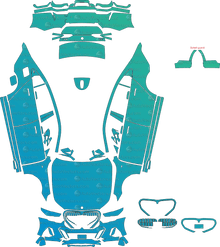 BMW i5 M Sport  Li G60 (From 2024) Sedan Pre-Cut PPF Pattern Templates