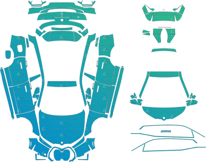BMW iX Base i20 (From 2022) SUV Pre-Cut PPF Pattern Templates