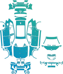 BMW iX3 M Sport G08 (From 2021) SUV Pre-Cut PPF Pattern Templates