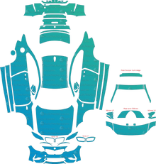 BMW M2 Competition F87 (From 2019) Coupe Pre-Cut PPF Pattern Templates