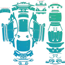 BMW M3 CS / M Performance G80 (From 2023) Sedan Pre-Cut PPF Pattern Templates