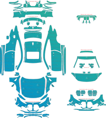 BMW M4 Competition / M Performance G82 (From 2021) Pre-Cut PPF Pattern Templates