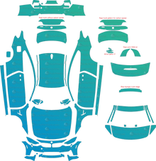 BMW M4 F82 (From 2015) Coupe Pre-Cut PPF Pattern Templates