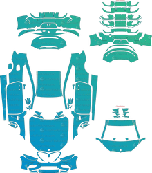 BMW M8 Competition G15 (From 2019) Coupe Pre-Cut PPF Pattern Templates