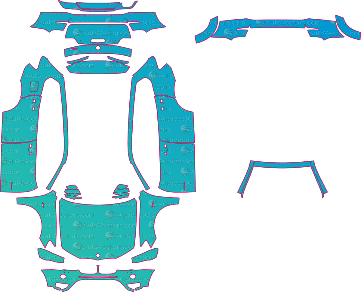 BMW X3 F25 SE-X Line (From 2014) SUV – pre-cut PPF pattern templates, instant digital download vector cut files (CDR, AI, PDF, SVG)