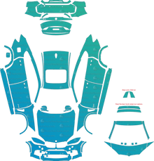BMW X6 M F86 (From 2015) SUV Pre-Cut PPF Pattern Templates