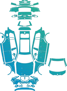 BMW X7 Base G07 LCI (From 2023) SUV Pre-Cut PPF Pattern Templates