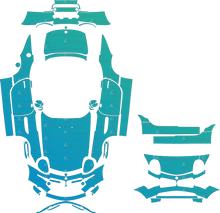 BMW Z8 E52 (From 1999) Roadster Pre-Cut PPF Pattern Templates