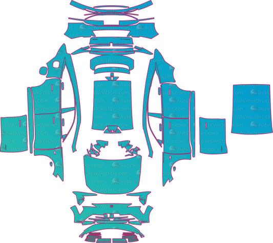Buick Electra L7 Base (From 2026) pre-cut PPF pattern layout