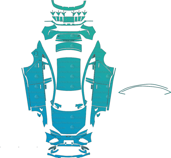BYD Seal Pre-Cut PPF Pattern Templates Digital Download – AutoVectors