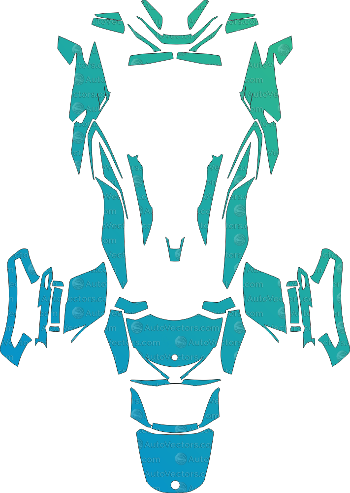 Can - Am Spyder RT Limited (2019–2022) Pre - cut Pattern Templates pre - cut PPF template digital file download