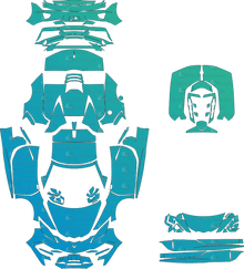 Chevrolet Corvette Stingray C8 (From 2020) Convertible Pre-Cut PPF Pattern Templates