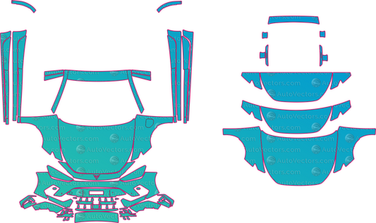 Cupra Leon Sportstourer V2 (From 2025) Wagon Pre-Cut PPF Pattern Templates – pre-cut PPF pattern templates, digital download vector files (CDR, AI, PDF, DXF, SVG)