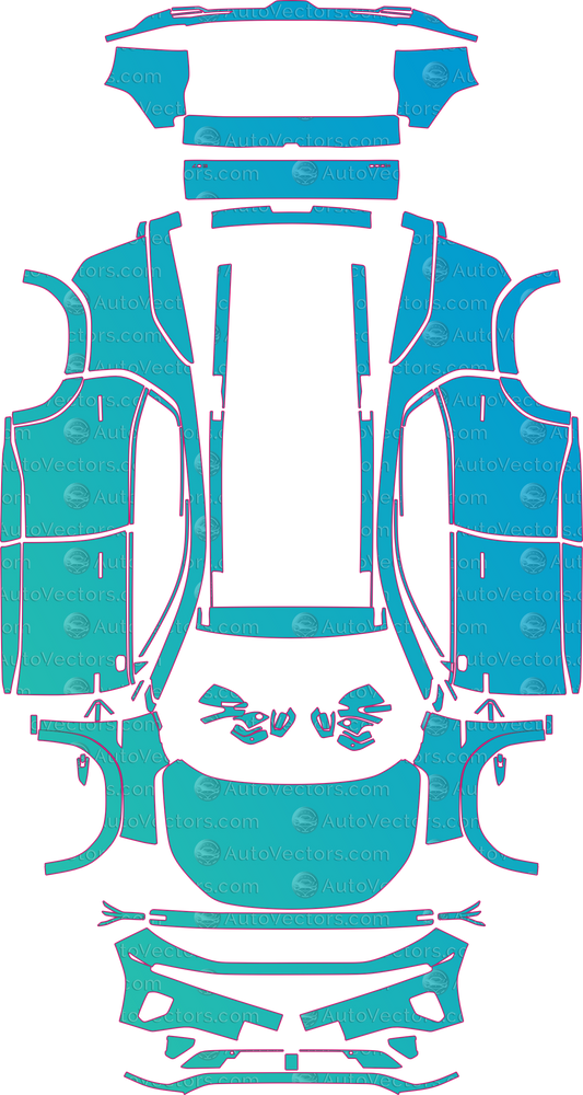 Deepal E07 Base (From 2025) SUV – pre-cut PPF pattern templates, instant digital download vector cut files (CDR, AI, PDF, SVG)