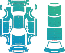 Dodge Challenger SRT Hellcat  Redeye Widebody (From 2018) Coupe Pre-Cut PPF Pattern Templates