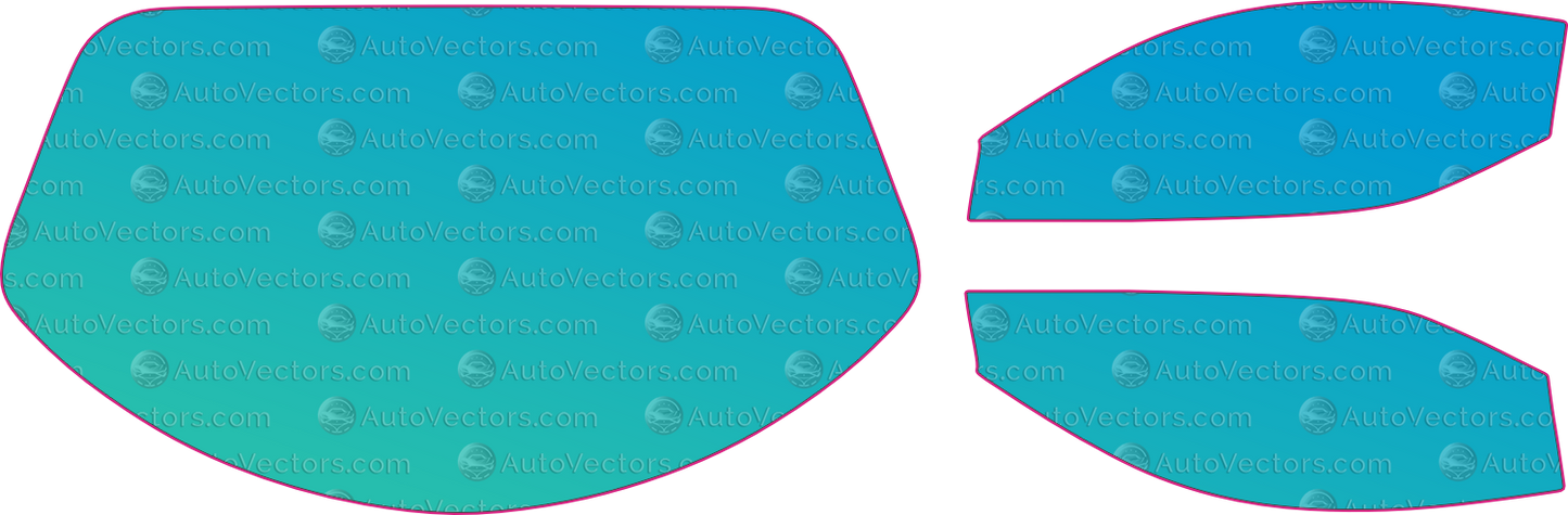 Ferrari SF90 Spider (From 2021) – window tint pre-cut templates, instant digital download vector cut files (CDR, AI, PDF, SVG)