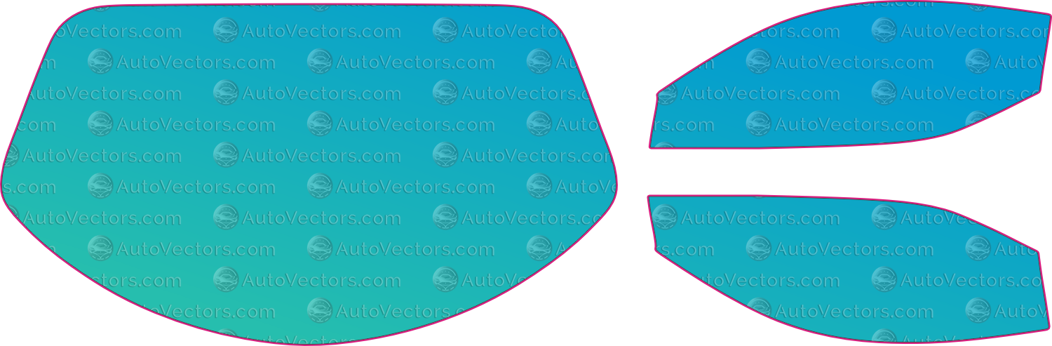 Ferrari SF90 Spider (From 2021) – window tint pre-cut templates, instant digital download vector cut files (CDR, AI, PDF, SVG)