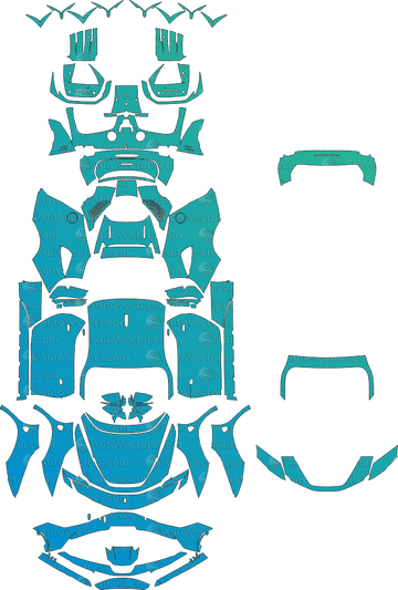 Ferrari SF90 Stradale Pre-Cut PPF Templates digital instant download ...