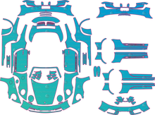 Porsche 911 Carrera 4S Cabriolet 992 (From 2026) Convertible Pre-Cut PPF Pattern Templates