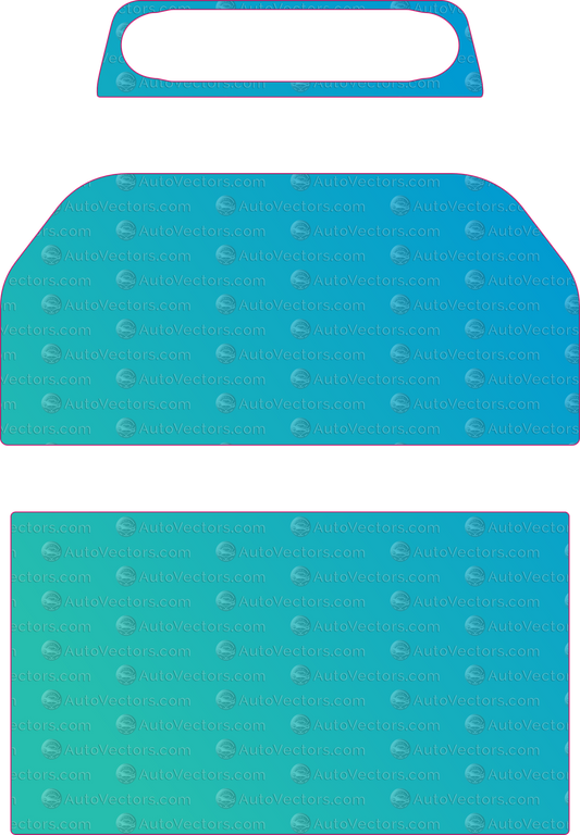 Ford Everest U704 Base V1 (From 2022) SUV Interior – interior pre-cut PPF pattern templates, instant digital download vector cut files (CDR, AI, PDF, SVG)