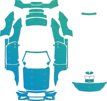 Ford Mustang EcoBoost Premium S650 (From 2024) Convertible Pre-Cut PPF Pattern Templates