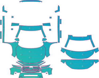 Honda Pilot Touring (From 2026) SUV Pre-Cut PPF Pattern Templates