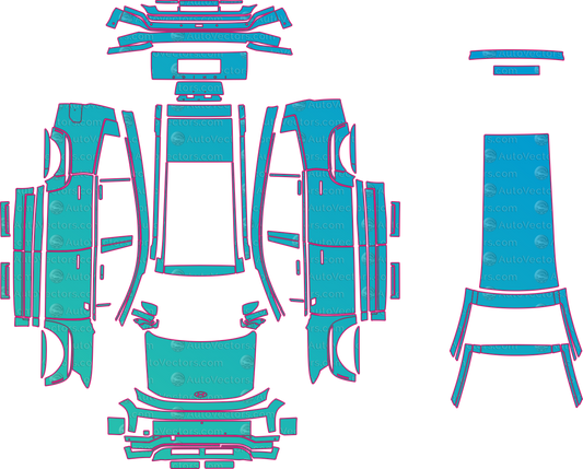 Hyundai Ioniq 9 ME1 Limited (From 2026) SUV Pre-Cut PPF Pattern Templates – pre-cut PPF pattern templates, digital download vector files (CDR, AI, PDF, DXF, SVG)