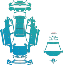 Hyundai Tucson Base NX4 (From 2025) SUV Pre-Cut PPF Pattern Templates