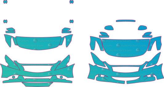Infiniti G G37x-G37 V36 (From 2013) Saloon – pre-cut PPF pattern templates, instant digital download vector cut files (CDR, AI, PDF, SVG)