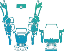 Jeep Gladiator Sport S-Sport JT (From 2020) Pickup Pre-Cut PPF Pattern Templates