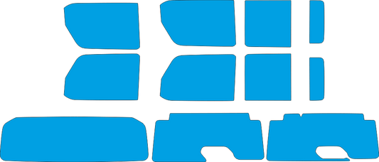 Jeep Wrangler SUV pre-cut PPF vector pattern digital download