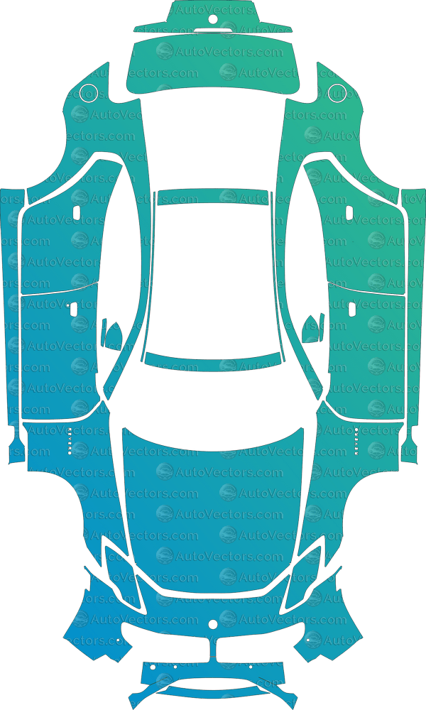 Karma Revero (From 2018) pre-cut PPF vector template download