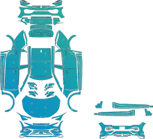 Kia EV6 GT Line (From 2025) SUV Pre-Cut PPF Pattern Templates