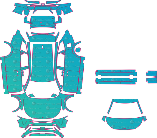 Kia K4 Sportswagen (From 2026) Wagon – pre-cut PPF pattern templates, instant digital download vector cut files (CDR, AI, PDF, SVG)