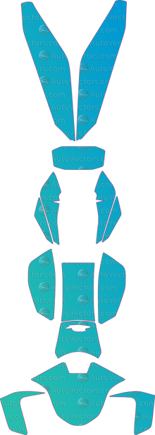 KTM Duke 790 (2018-2022) Moto Pre-Cut PPF Templates