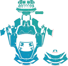 Lamborghini Huracan Spyder LP610-4 (From 2014) Convertible Pre-Cut PPF Pattern Templates